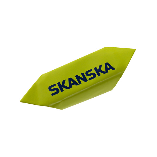 Promocijski bombon z mlečnim okusom s potiskom