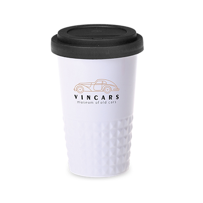 Porcelanasta skodelica 270 ml z logotipom