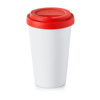 Skodelica s pokrovčkom 300 ml z logotipom