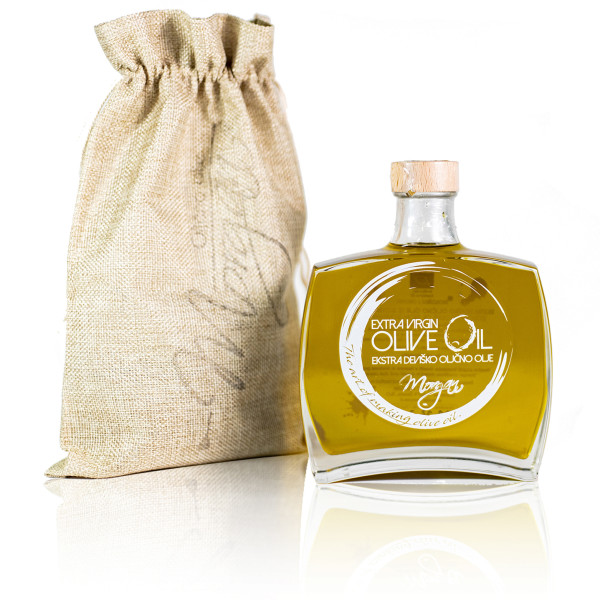 Ekstra deviško oljčno olje Spirit 500 ml z jutino vrečko