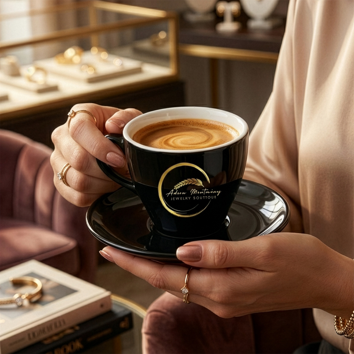 Skodelica za espresso z logotipom | Toaster darila
