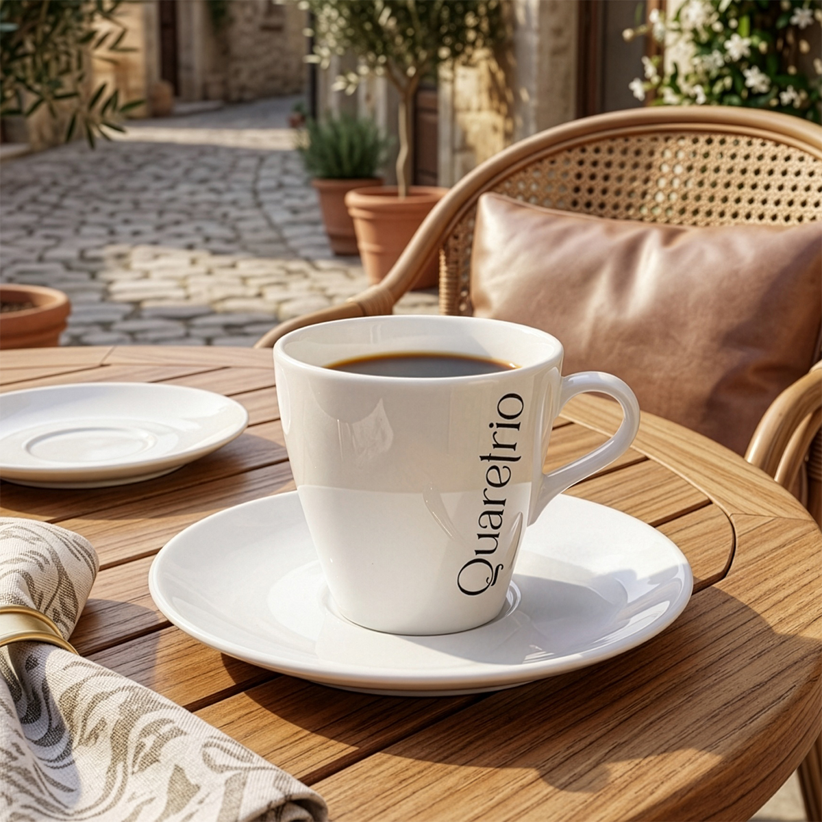 Porcelanasta skodelica 170 ml z logotipom | Toaster darila