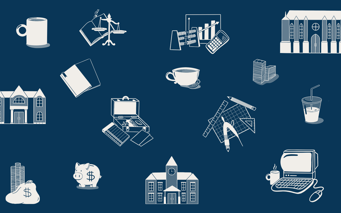 Layout of the smaller more miscellaneous illustrations made