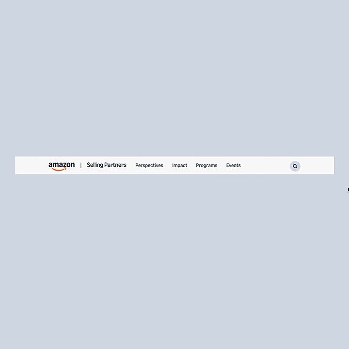 Gif of a search bar enlarging and collapsing