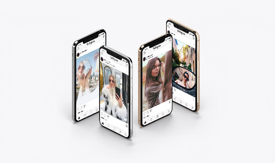 Instagram posts van influencers