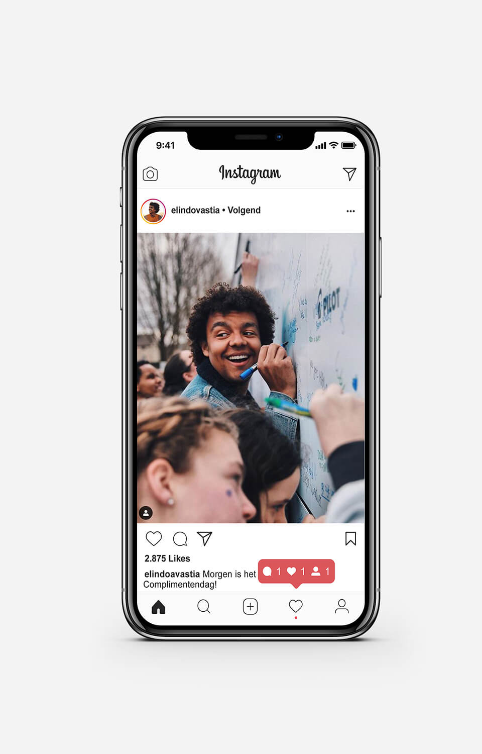 Instagram posts van influencers in de Pilot campagne
