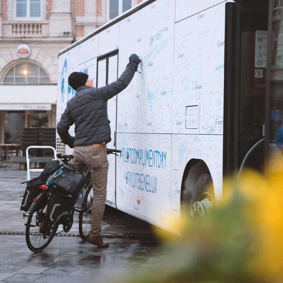 Instagram post van een influencer voor de pilot campagne