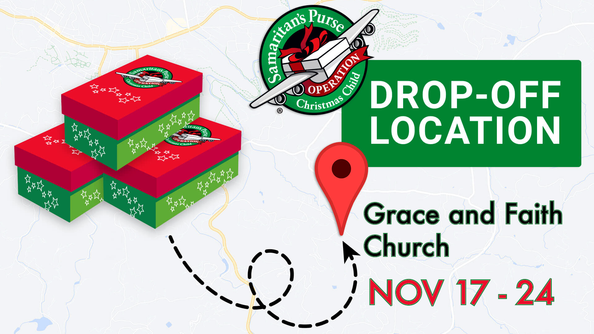 Shoebox Drop Off
