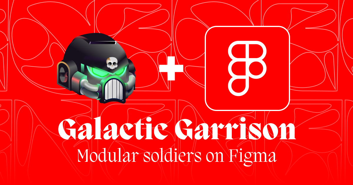Galactic Garrison lives in Figma — the platform choice shaped everything from the access model to the composition workflow.