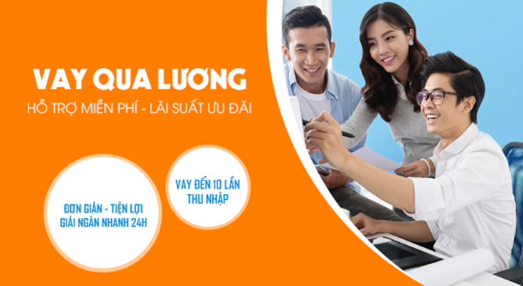 vay tiền ngân hàng theo bảng lương