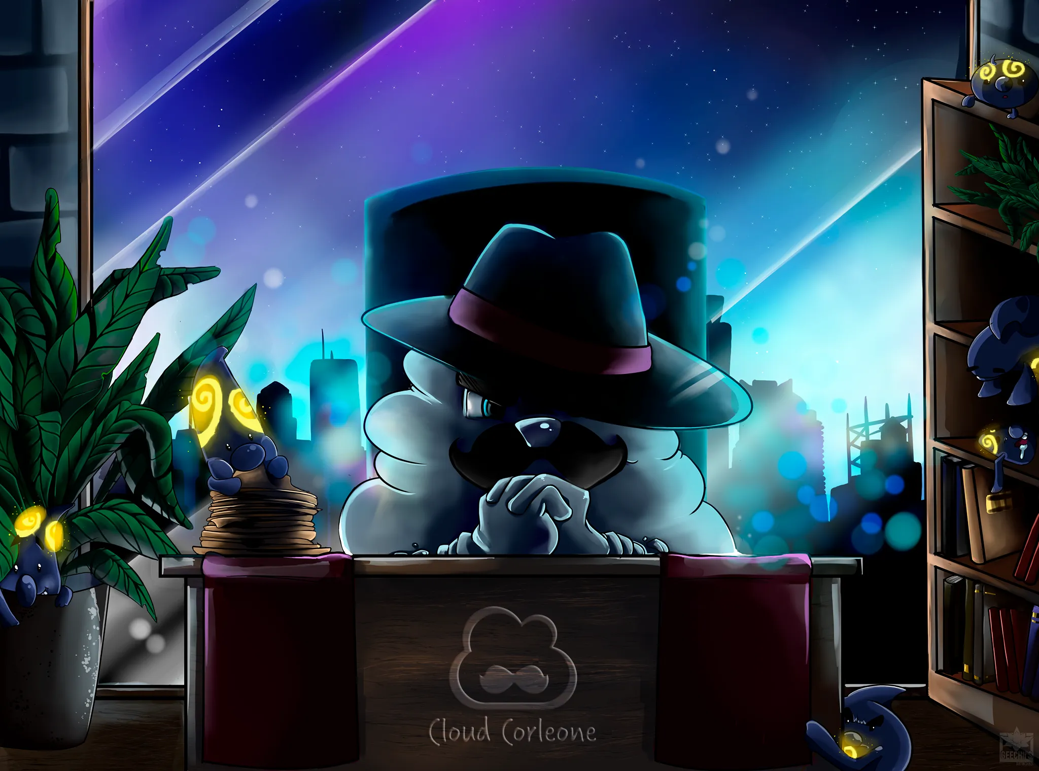 Cloud Corleone and the Friendly Mafia brand by Kataplasma