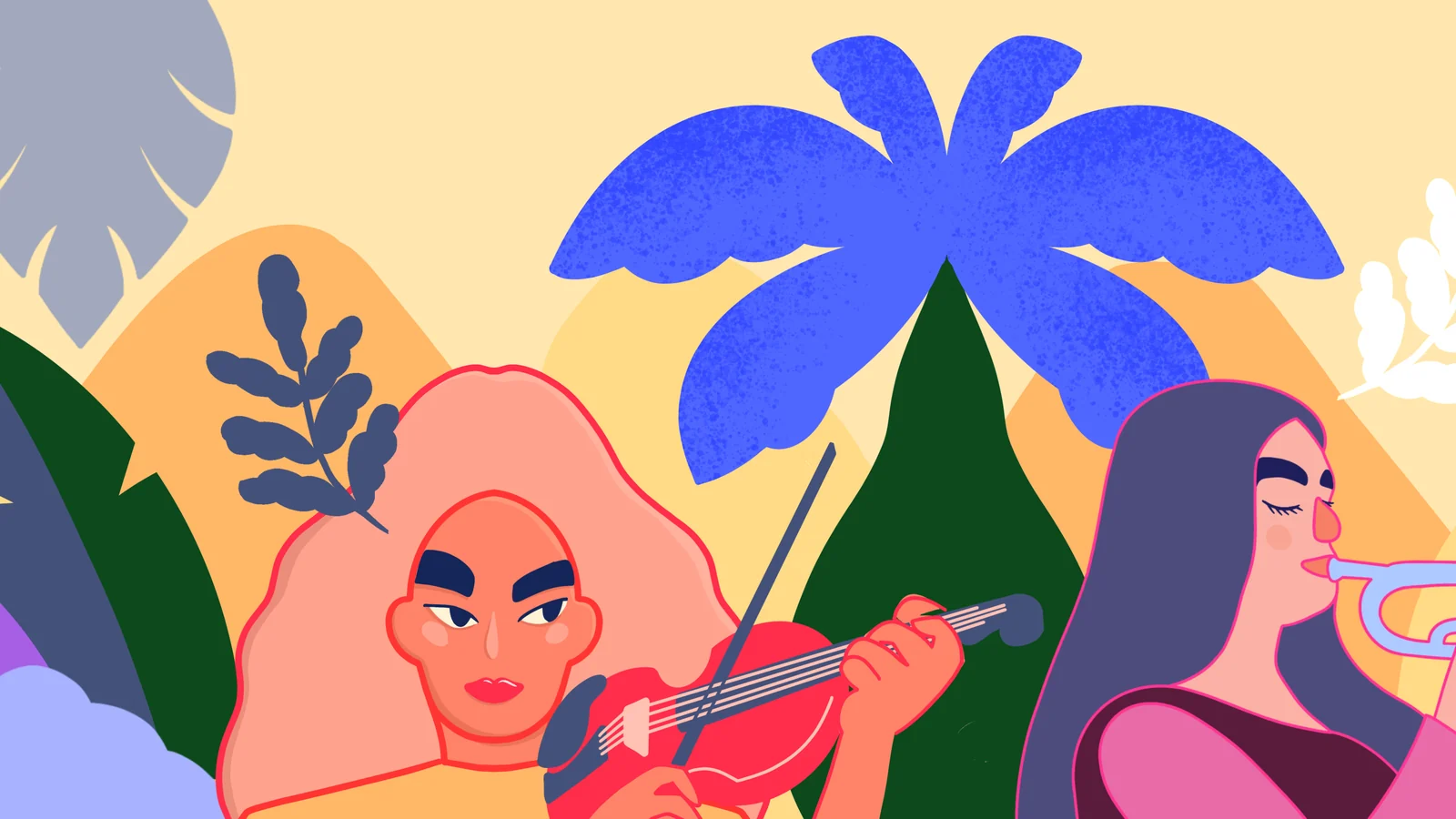Orquesta Mesoamericana de Mujeres brand by Kataplasma