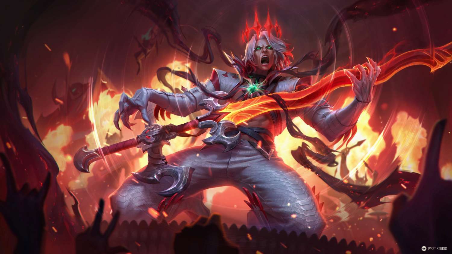 West Studio League Of Legends Splash Art