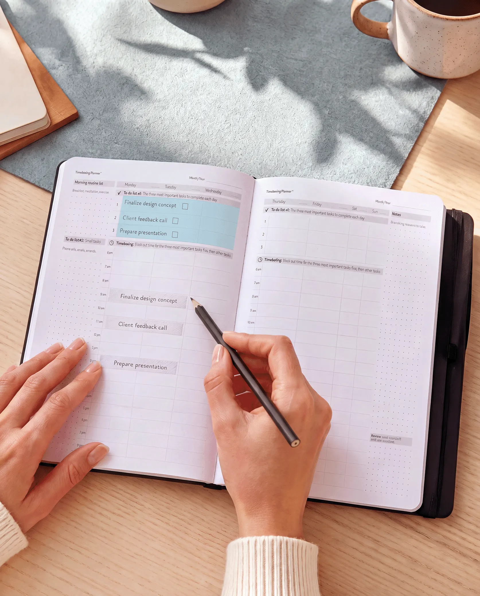 To-Do list in the planner