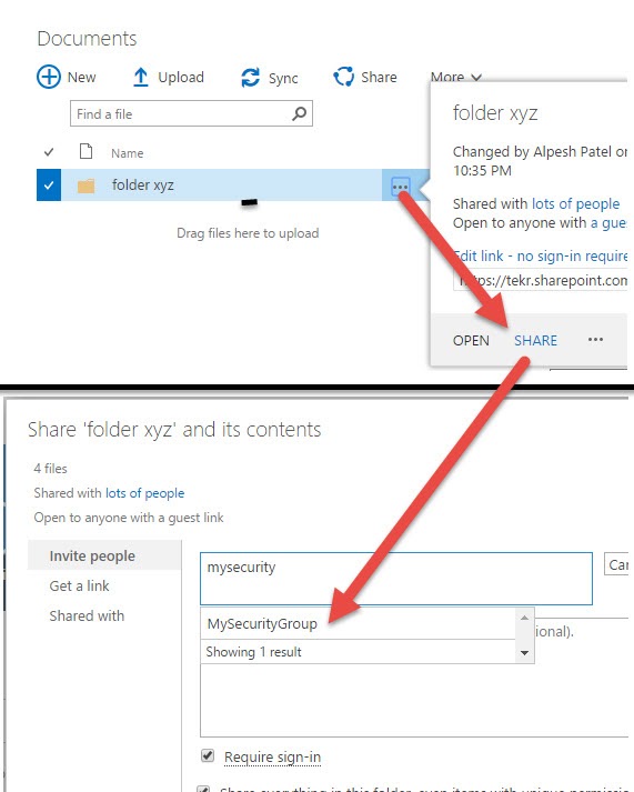 SharePoint assign permission to a security group