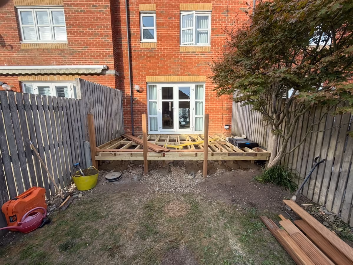 Removing old timber Deck