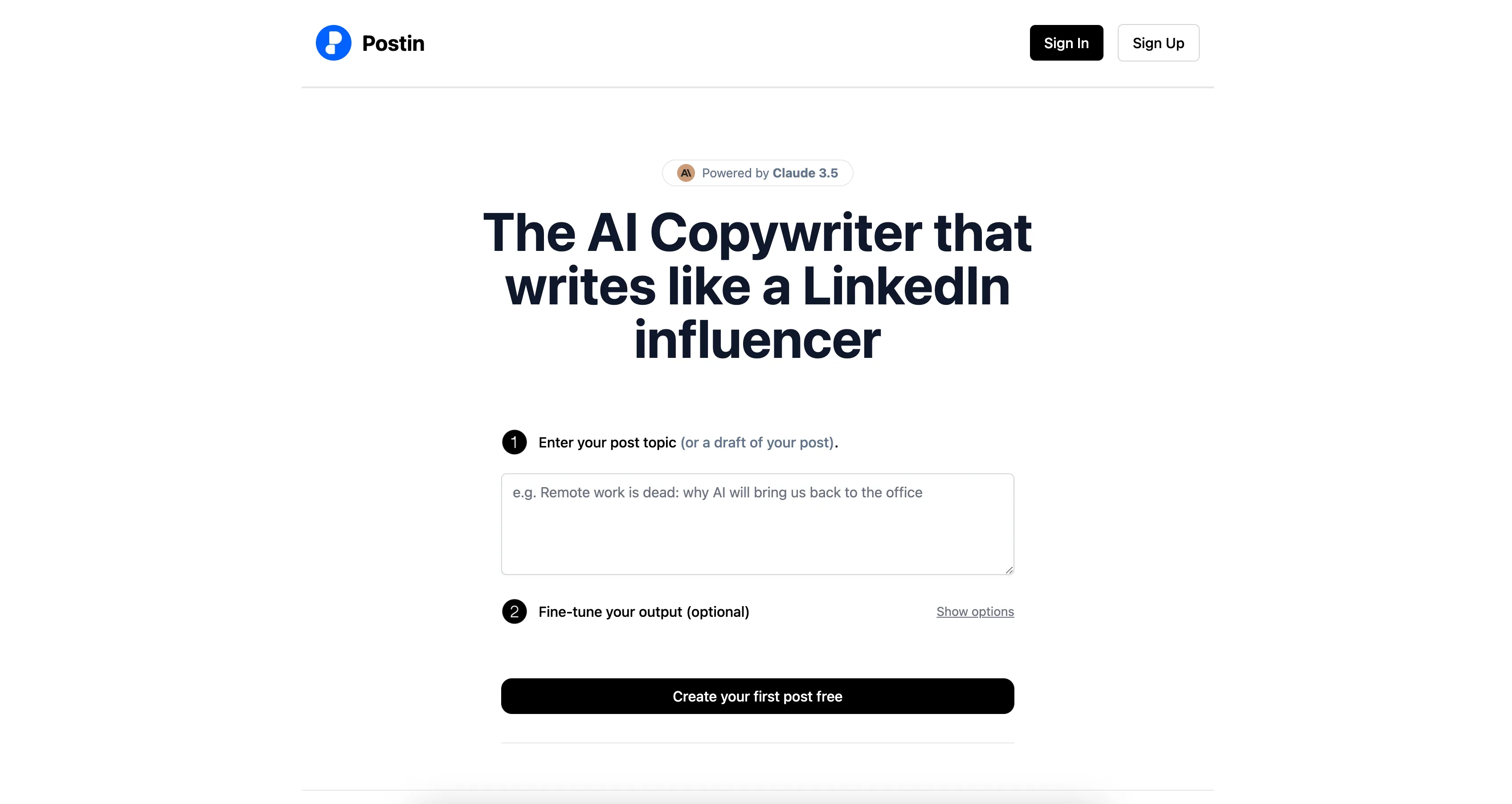 A logo of the featured company