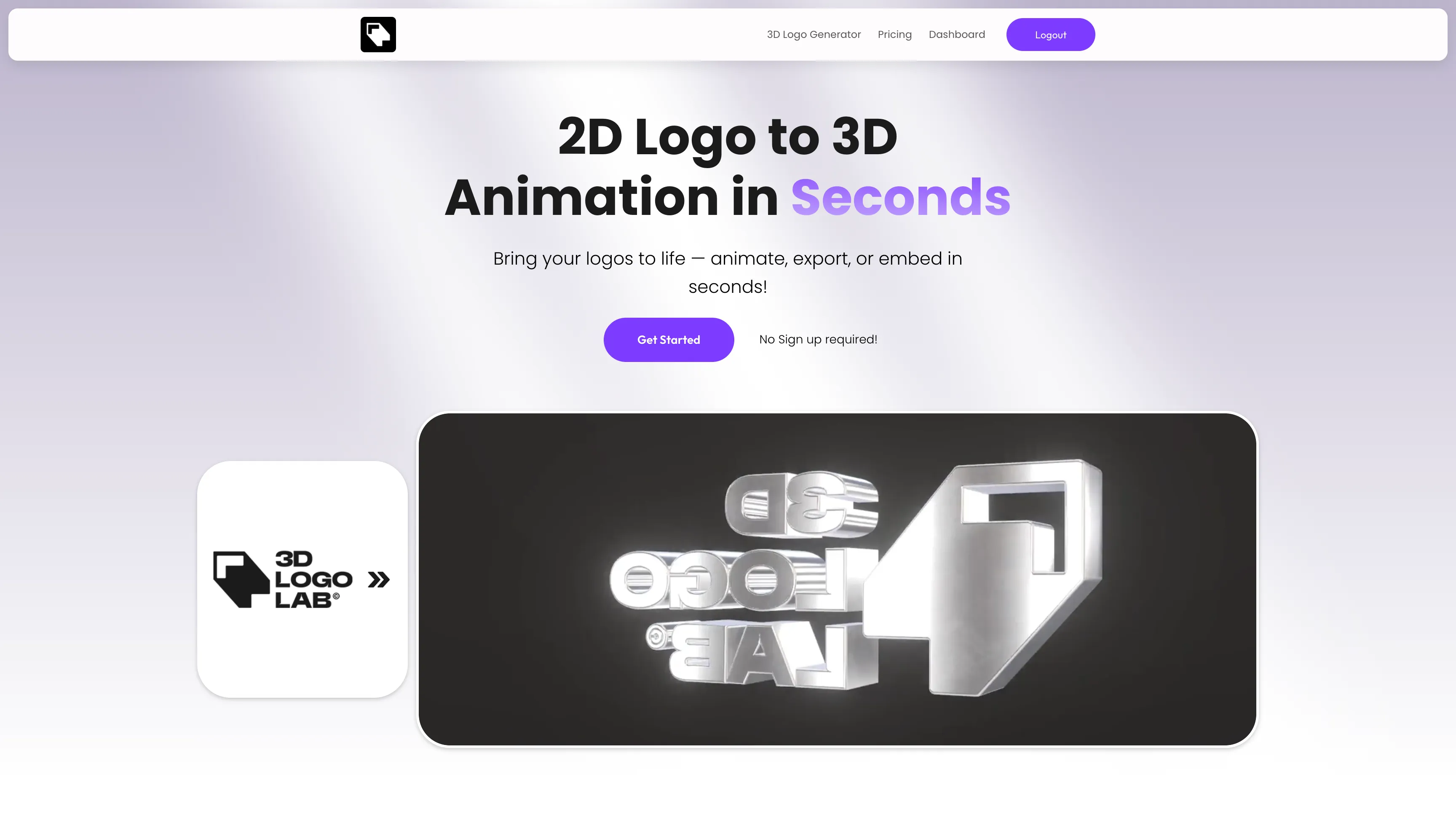 Ein Logo des vorgestellten Unternehmens