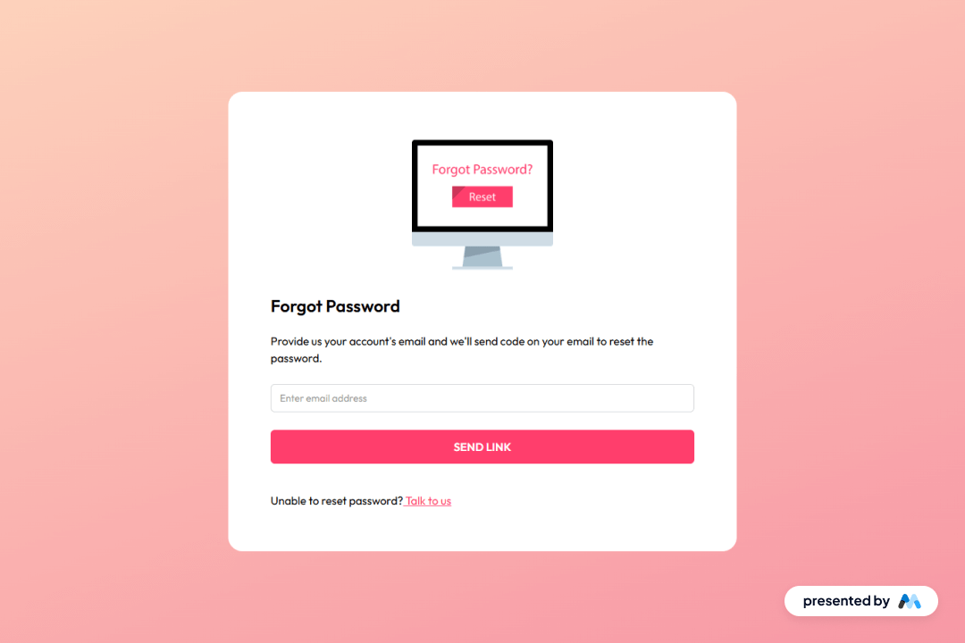Reset Forgotten Password