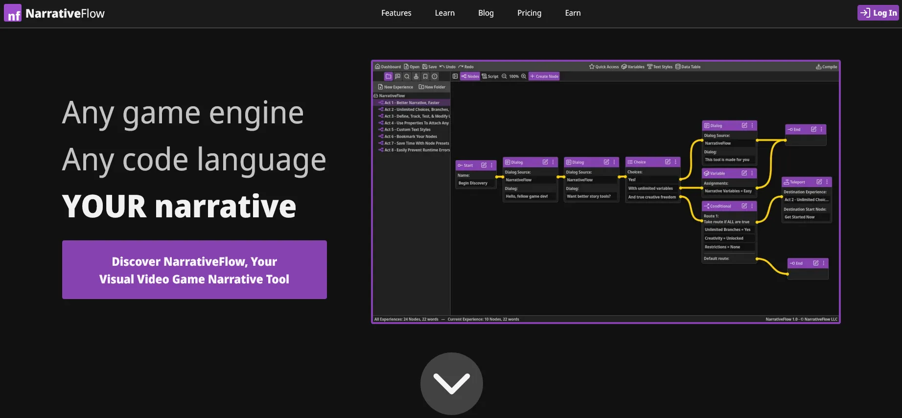 Un logo de l'entreprise présentée