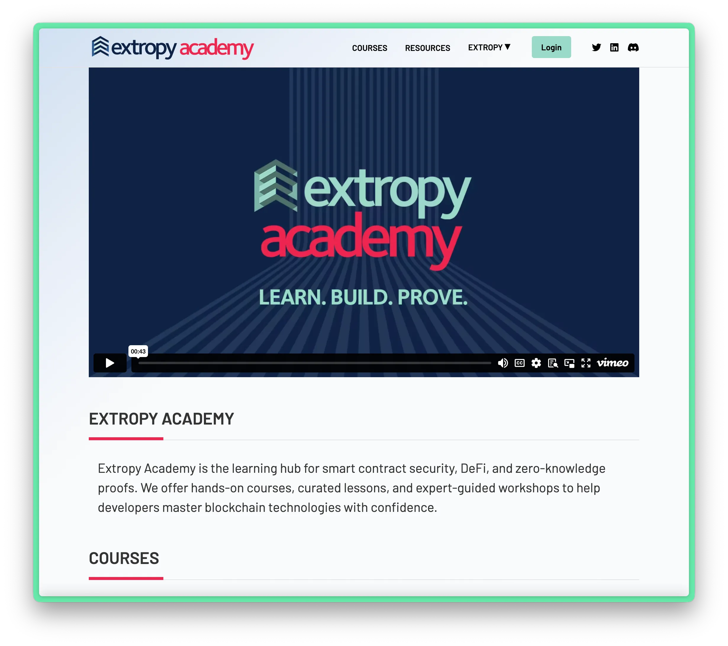 Ein Logo des vorgestellten Unternehmens