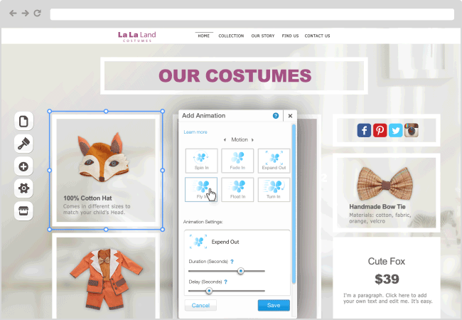 New Wix Feature: Animations!