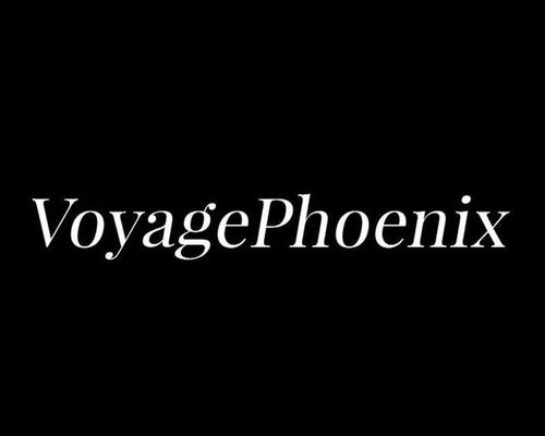 Graphic logo for Voyage Phoenix magazine
