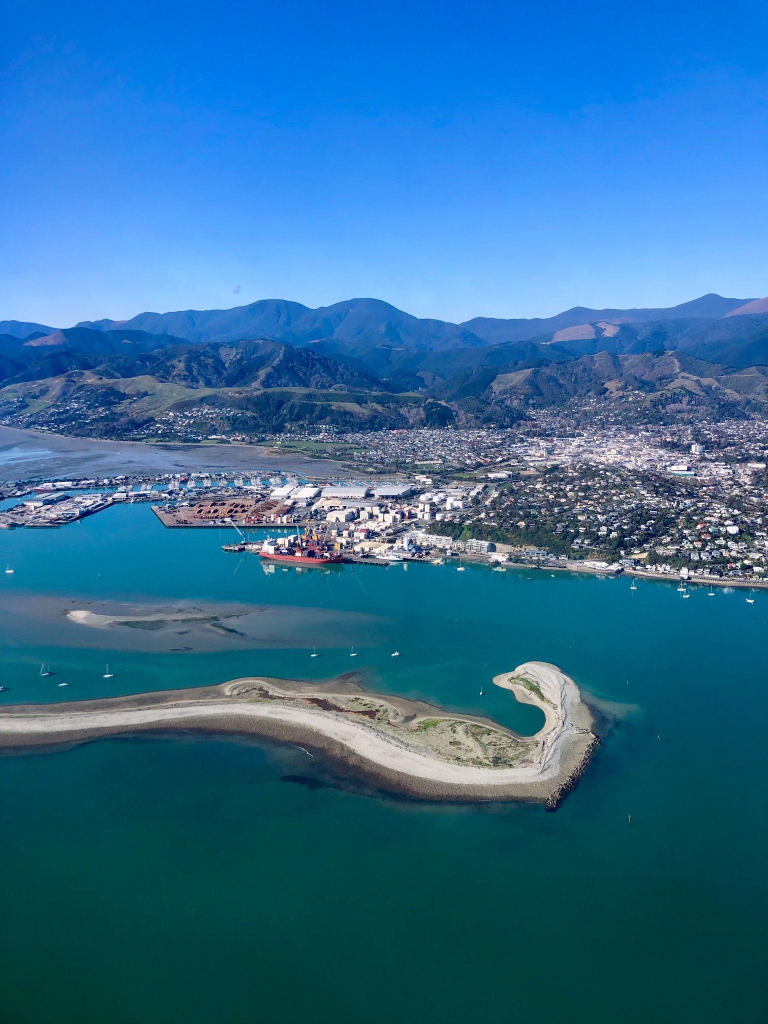 Aerial view of Nelson