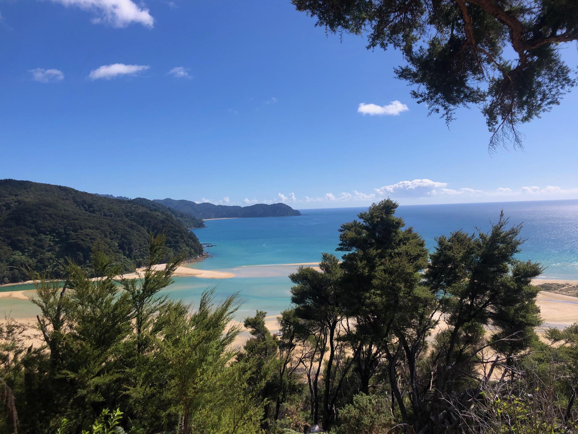 View from Abel Tasman NP near my house in Nelson