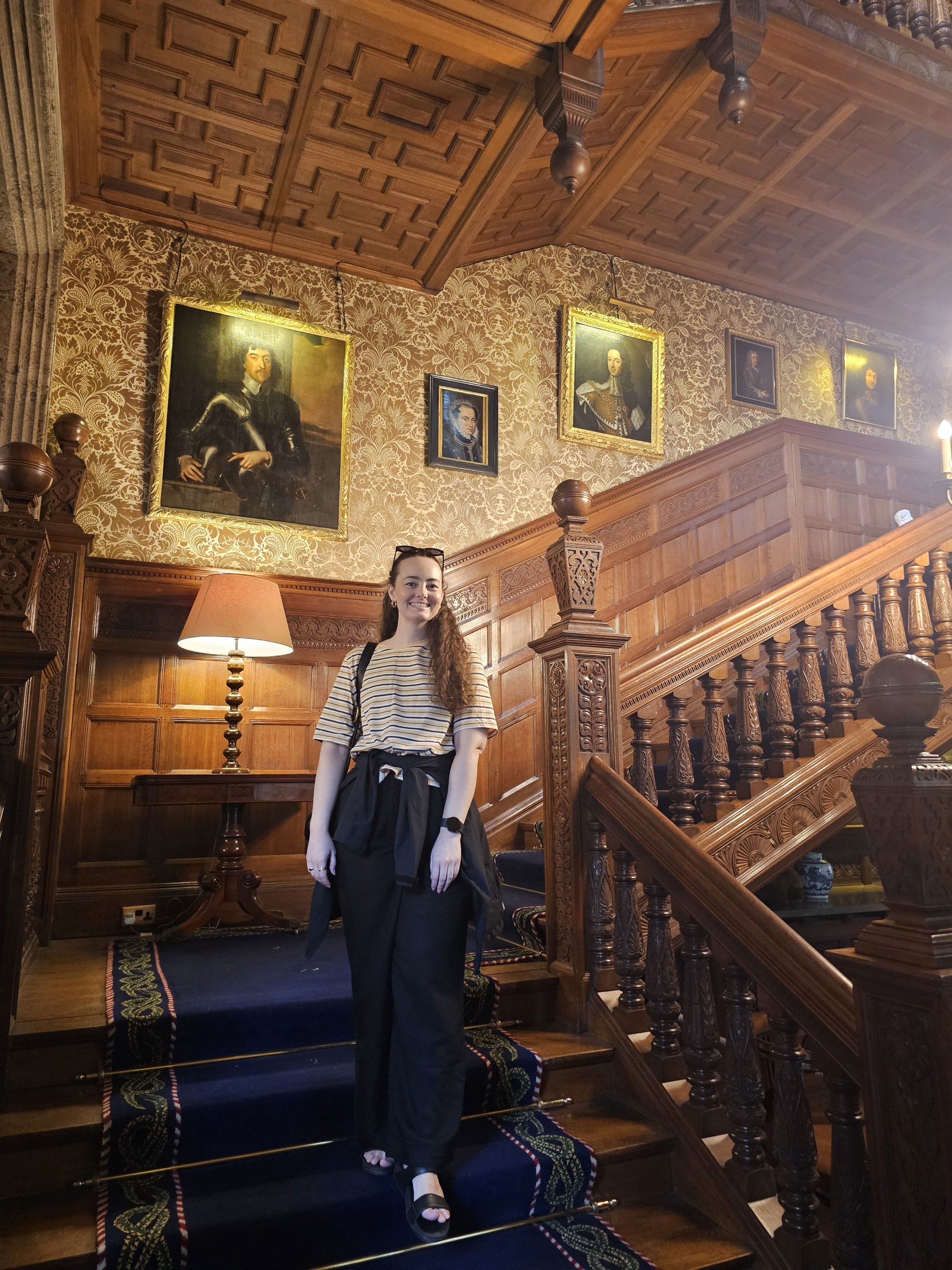 Visiting the beautiful Holker Hall on one of my days off