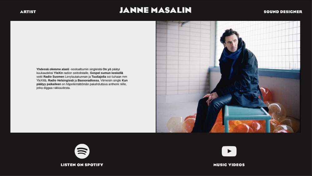 Janne Masalin kott
sivut