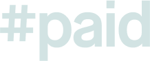 Hash tag paid logo
