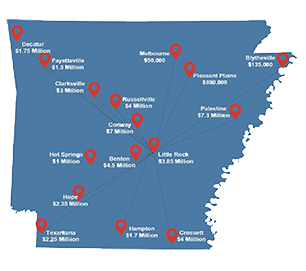 Jackson Law Firm Verdict Map