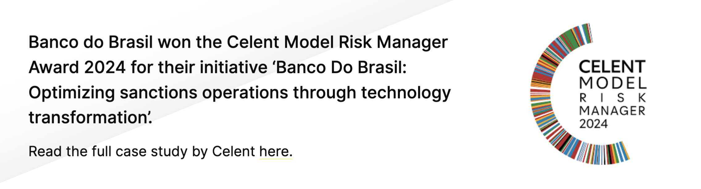 Celent Model Risk Manager Award 2024
