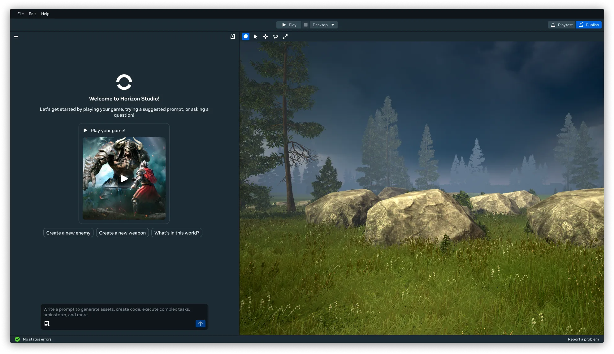 New design of AI-native layout