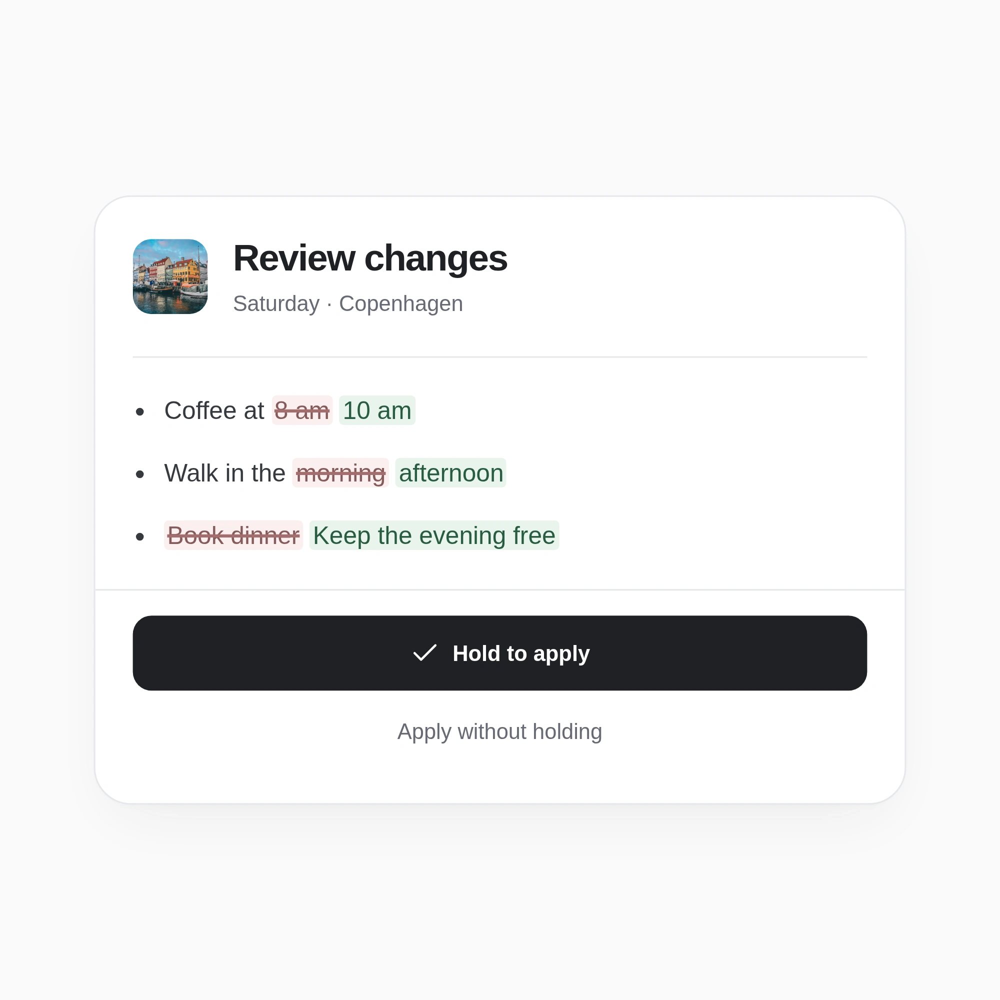 Deepcake UI primitives: review and apply interactive edits