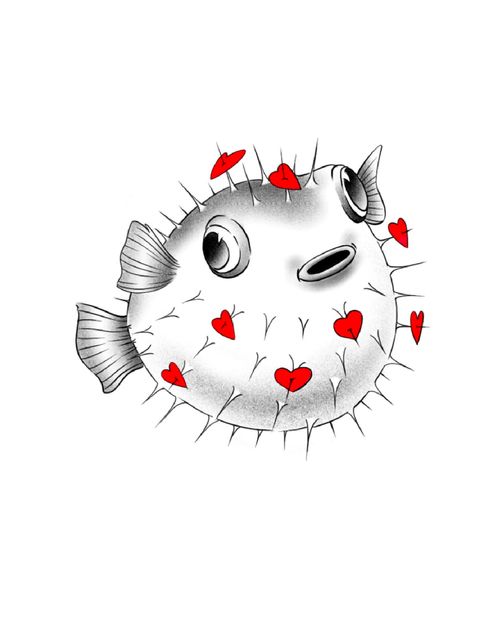 Christina Heart Puffer Fish