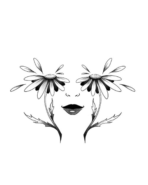 Christina Flower Face 4