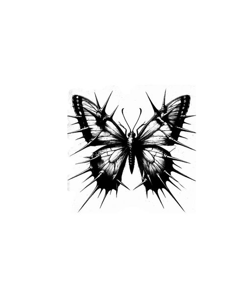 Golden Spiked Butterfly