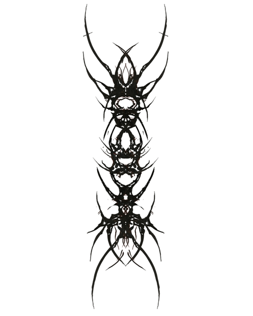 Zyi Abstract Ink Symmetry