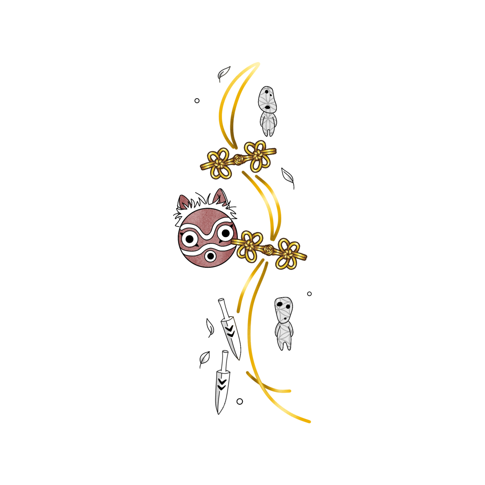 Rae G4 Princess Mononoke Ribbon