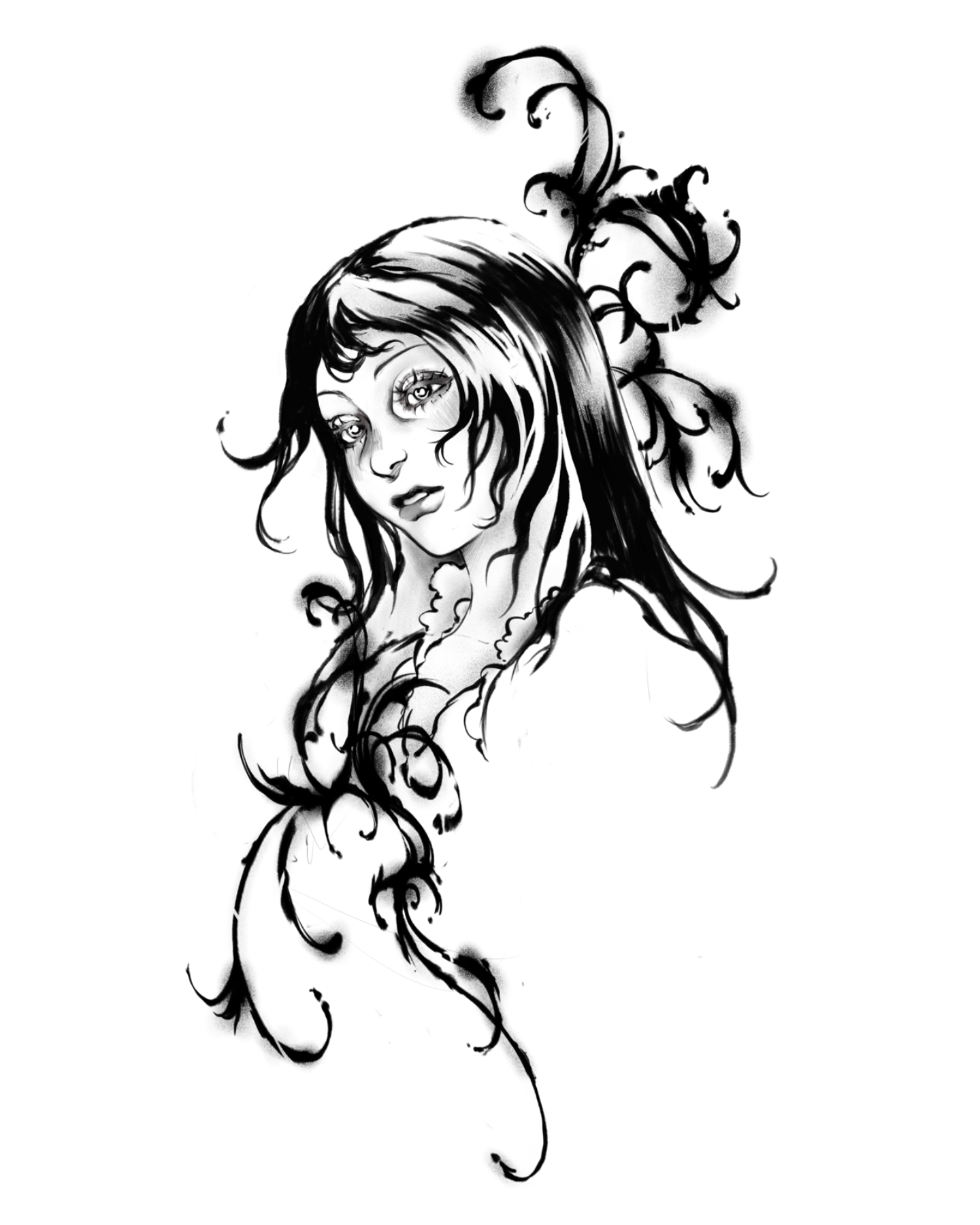 Saelah Dark Ornamental Girl