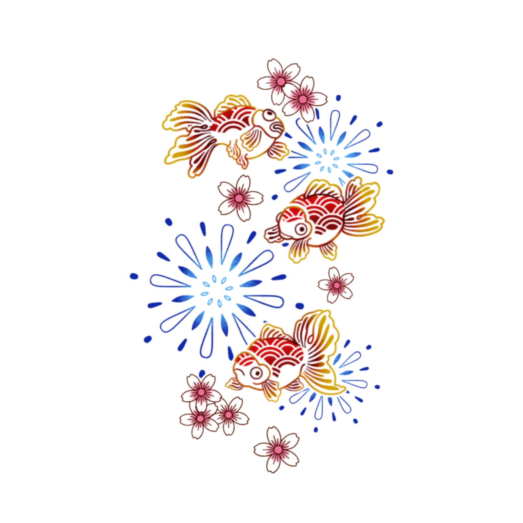 Rae Fireworks Goldfish