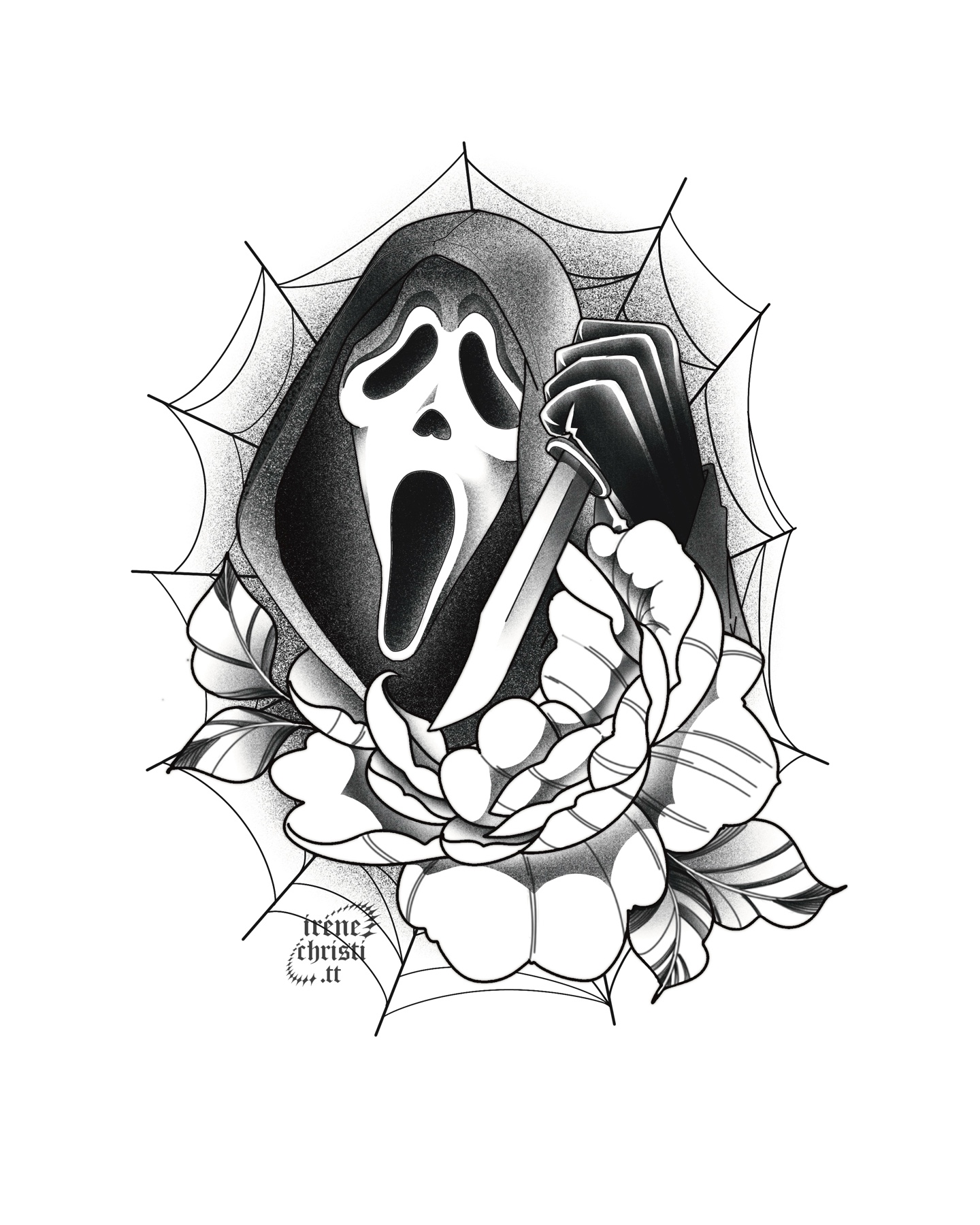 Irene Ghostface Blooming Peony