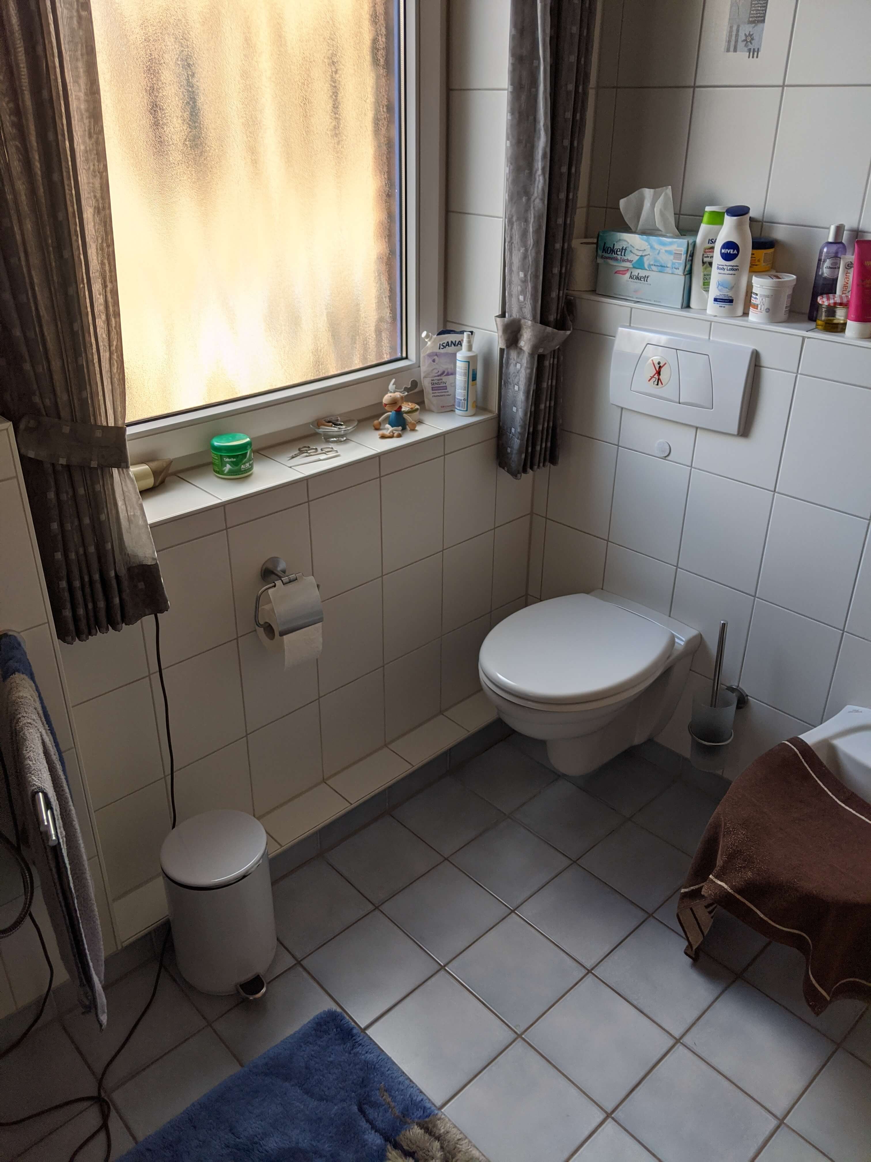Altersgerechtes Badezimmer in Kempen – Vorher Bild 3