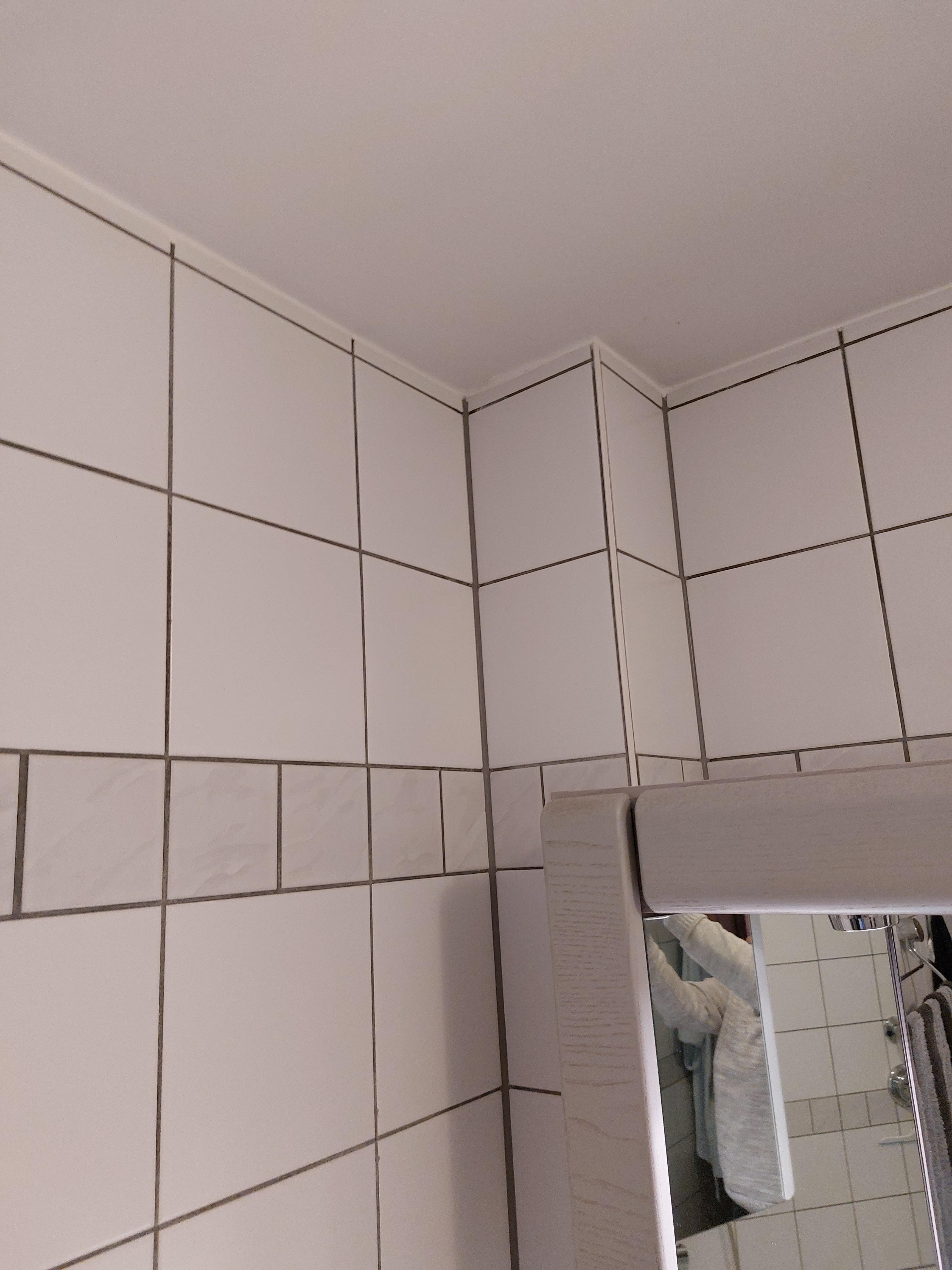 Renovierung eines kleinen Badezimmers in Rheinberg mit Holzfliesen – Vorher Bild 7