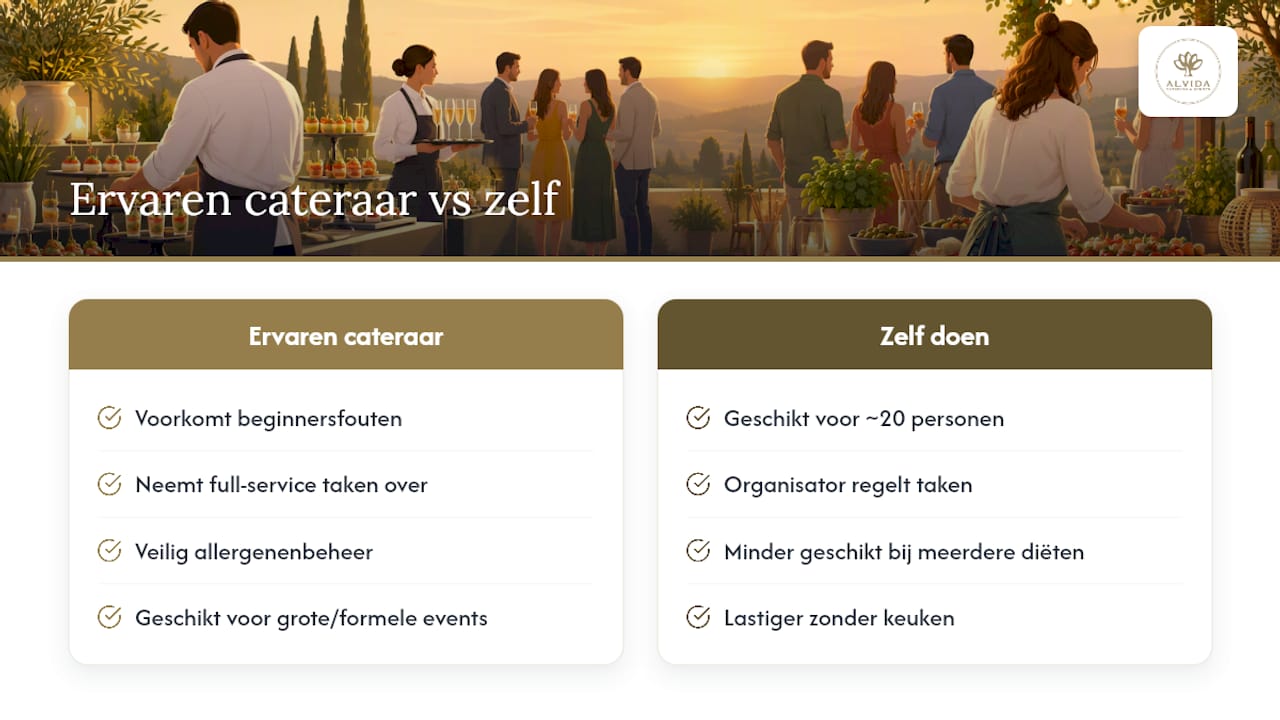Waarom een ervaren cateraar het verschil maakt — overview diagram