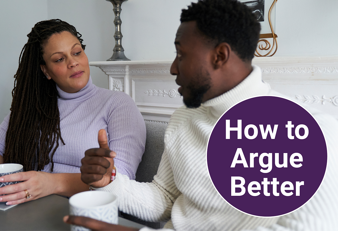 Arguing better logo.