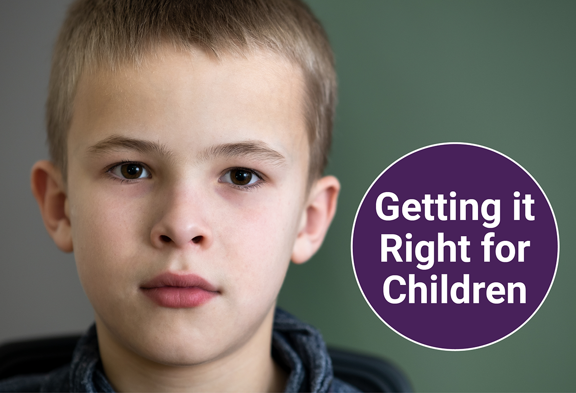 Getting it right for children logo.