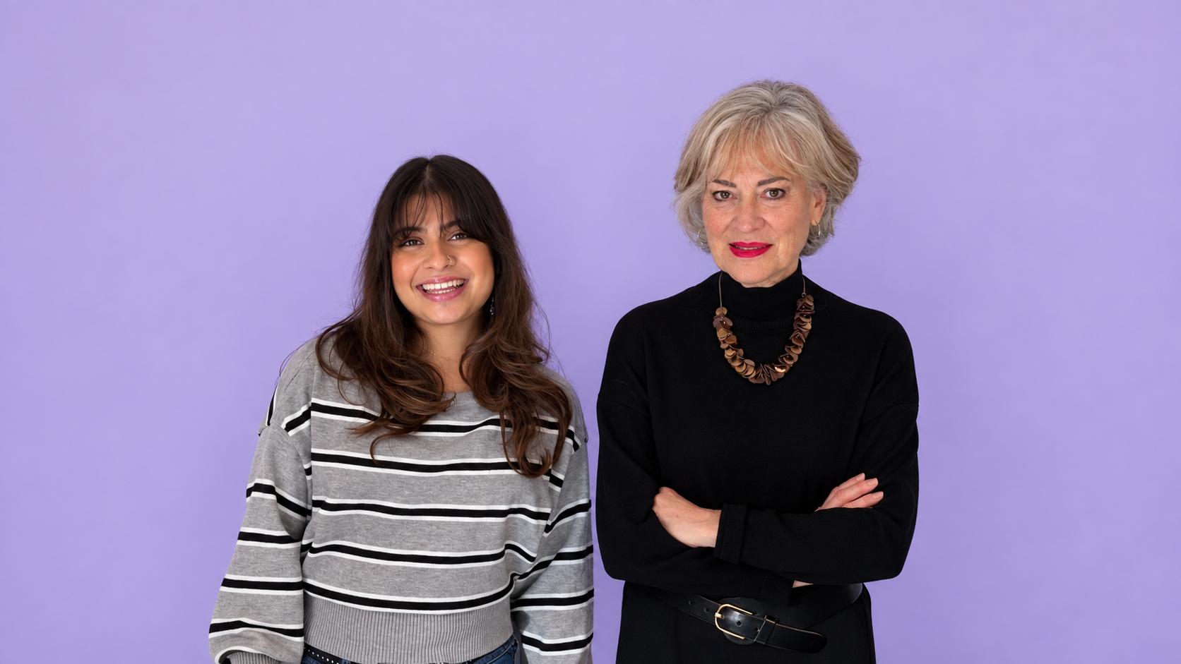 Sereena Vaja and Professor Janet Reibstein, co-hosts of Relationships Unplugged.